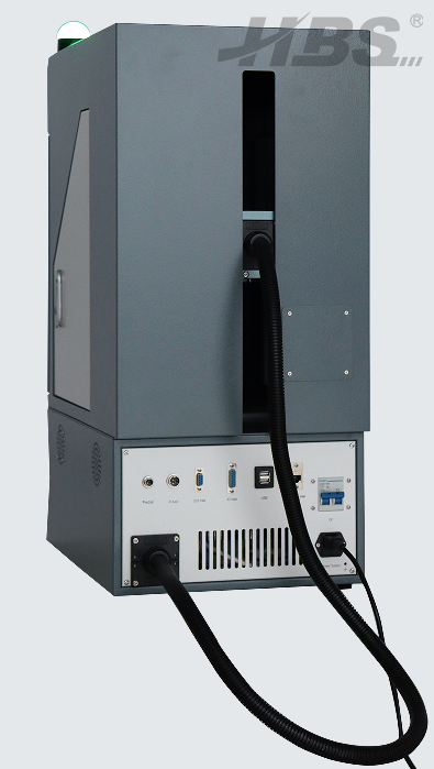Equipamento econômico de gravação a laser de fibra de mesa fechado HBS-gabinete GQ-20