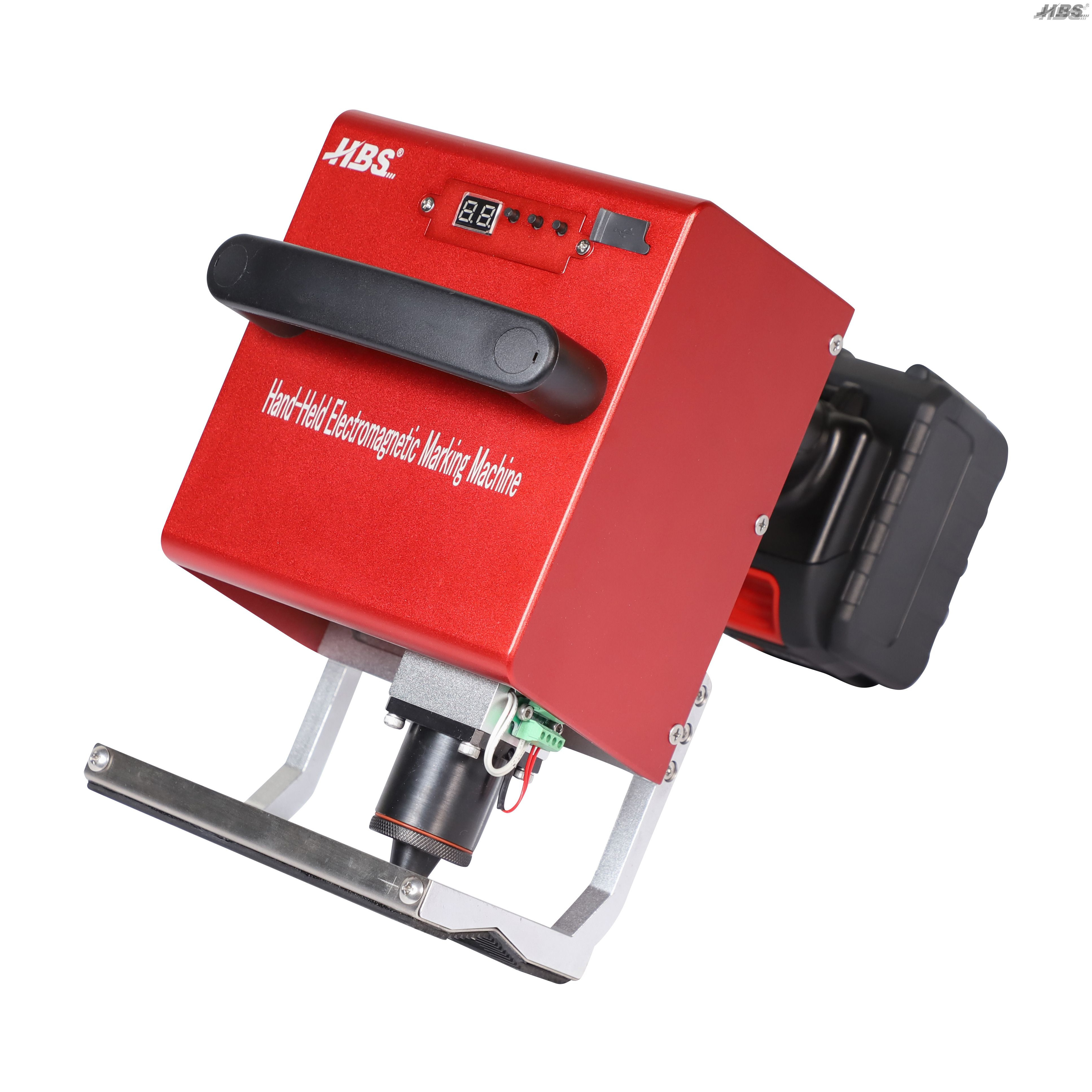 Máquina de marcação de pinos elétricos de ferramenta de gravação de metal sem fio com bateria de longa duração