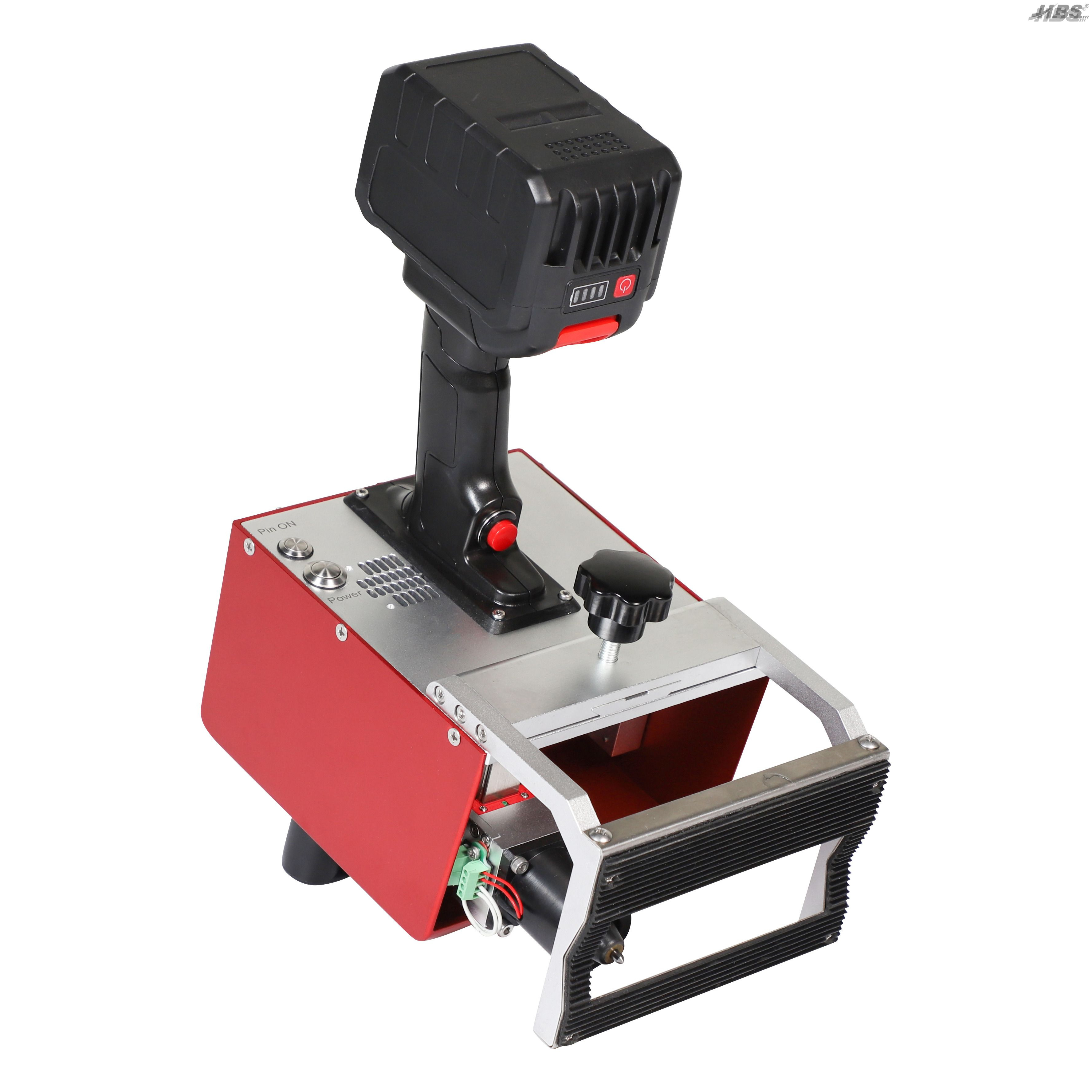Máquina de marcação de pinos elétricos de ferramenta de gravação de metal sem fio com bateria de longa duração