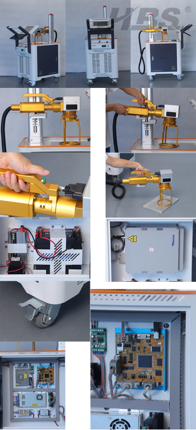 Nova máquina portátil de marcação a laser de fibra HBS-GQ-20C